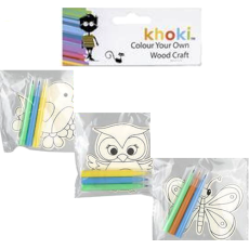 Colour your own Mini Wood Craft